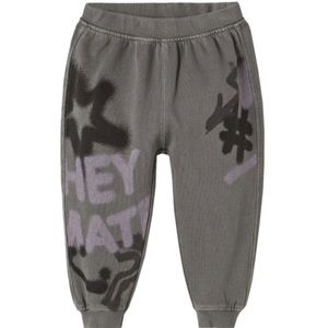 Zara grey sweatpants with graffiti detail boys size 3-4 in excellent condition